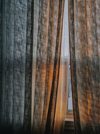 Full frame shot of curtain at home