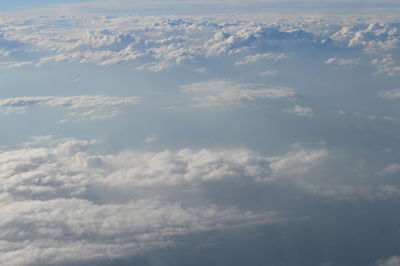 Low angle view of clouds in sky