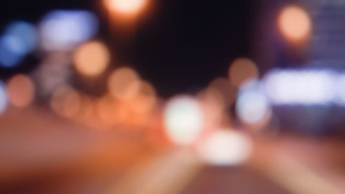 defocused