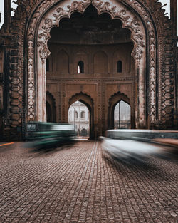 View of historical building rumi gate at lucknow