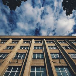 Low angle view of building against sky