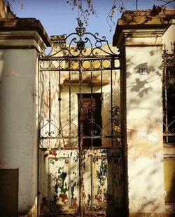 Exterior of old building