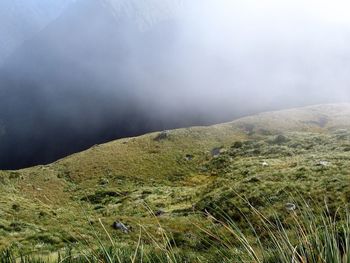 Scenic view of landscape against sky