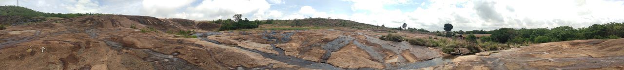 Panoramic view of landscape against sky