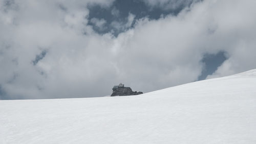 View of snow covered landscape