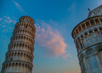 Low angle view of historical building against sky