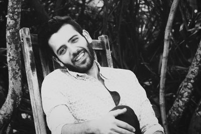 Portrait of young woman