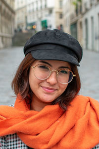 Portrait of a smiling young woman