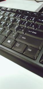 Close-up of computer keyboard