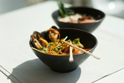 Close-up of food in bowl