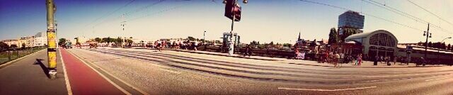 View of road against sky