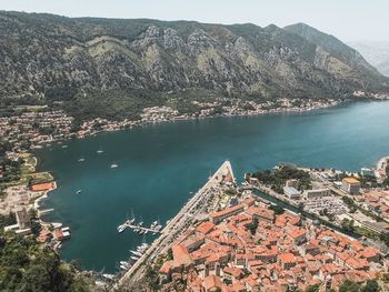 High angle view of a city