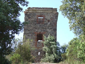 Low angle view of built structure