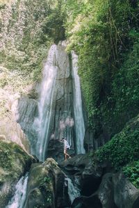 Waterfall in forest