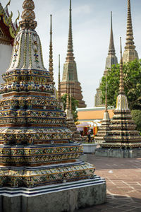 Low angle view of temple