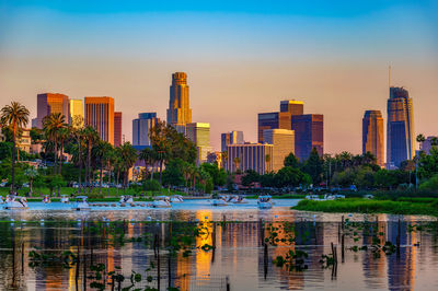 View of city at waterfront