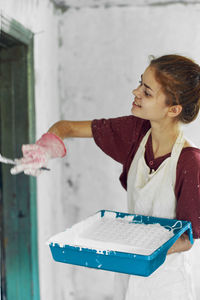 Young woman using mobile phone