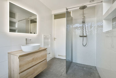 Interior of bathroom