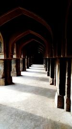 Corridor of historic building