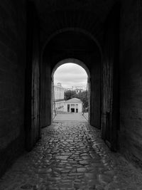 Corridor of historic building