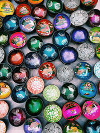 Full frame shot of multi colored candies