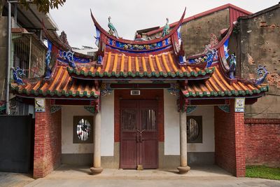 View of temple building