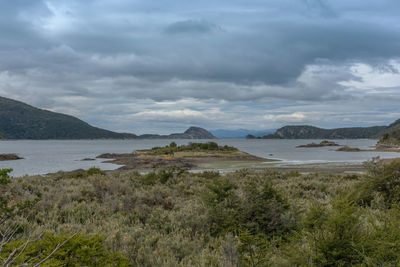 Landscape of the tierra del fuego national park, argentina