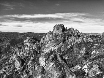 Scenic view of mountain against sky