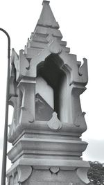 Low angle view of temple