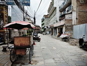 Street amidst buildings in city