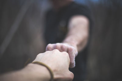 Cropped image of hands