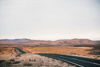 Scenic view of landscape against clear sky