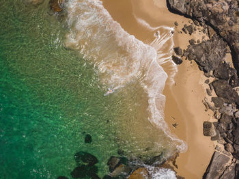 Aerial view of beach