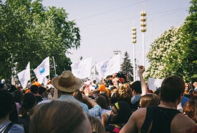 People in park