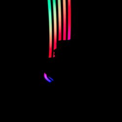 Close-up of multi colored lights at night
