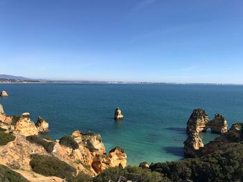 Panoramic view of sea against sky