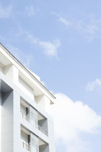 Low angle view of building against sky