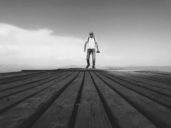 Walk on a pier