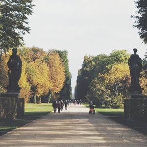 People in park