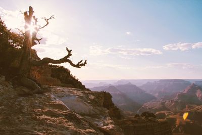 Scenic view of mountains