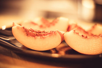 High angle view of fruit on table