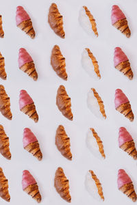 High angle view of cake