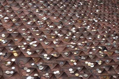 Full frame shot of roof