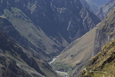 Scenic view of mountains