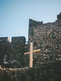 Built structure against clear sky