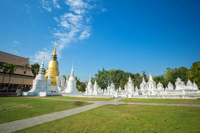 View of temple against sky