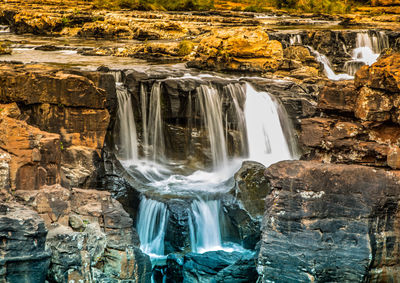 View of waterfall