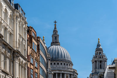 Low angle view of building against sky