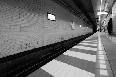 Interior of subway station