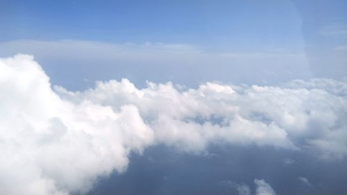 Low angle view of clouds in sky